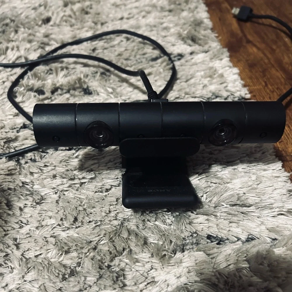 PlayStation VR with camera, controllers, and controller charging dock